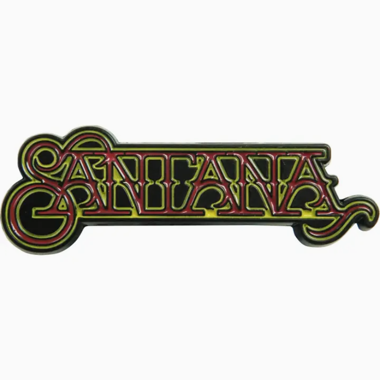 Santana Classic Red and Yellow Logo Enamel Pin