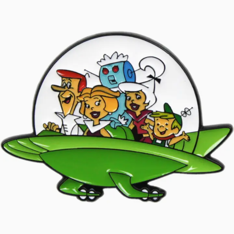 The Jetsons Spaceship Enamel Pin
