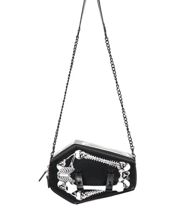Skeleton Coffin Handbag