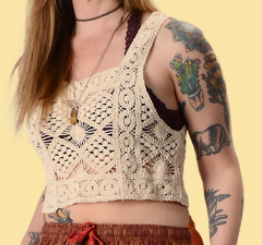 Women's Crochet Halter Top