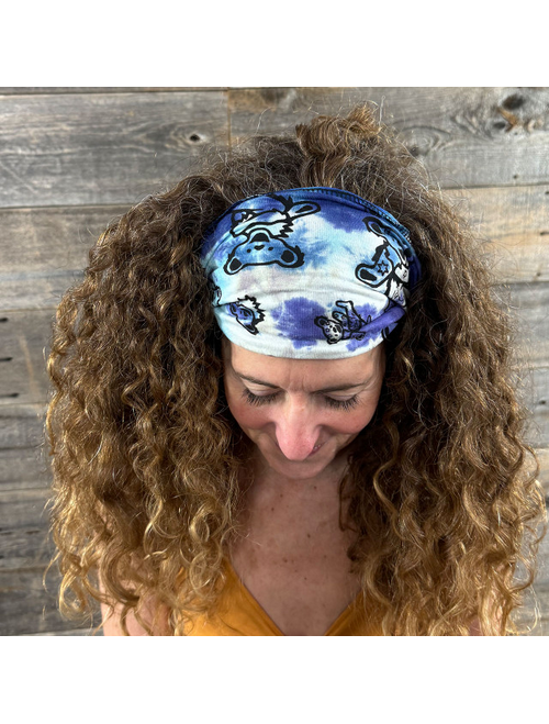 Grateful Dead Viscose Tie Dye Headband