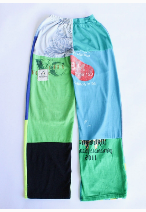 Unisex Graphic Tee Recycled Pants