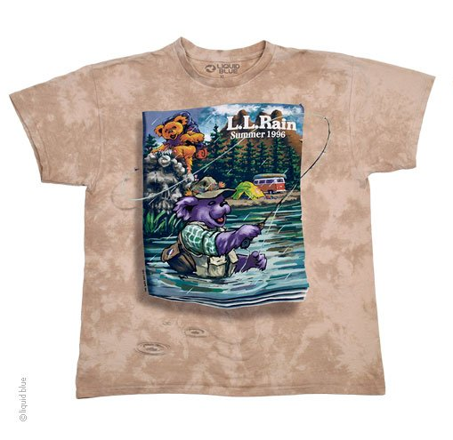 Men s Grateful Dead LL Rain Fishing T Shirt