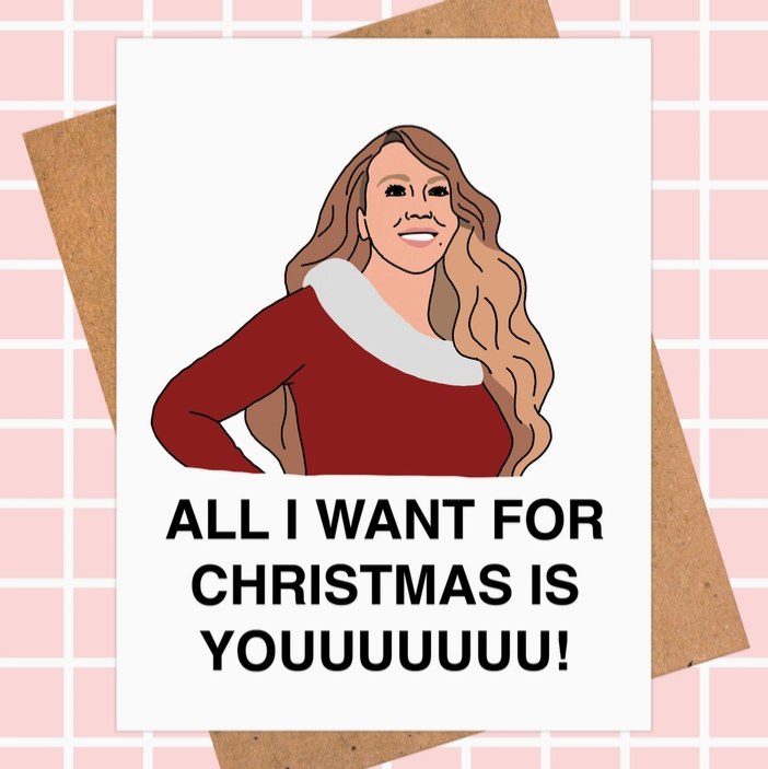 Mariah Carey Christmas Card