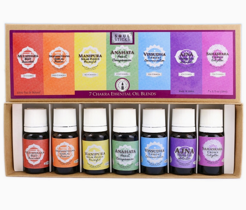 7 Chakras' Essential Oil Blends Pack