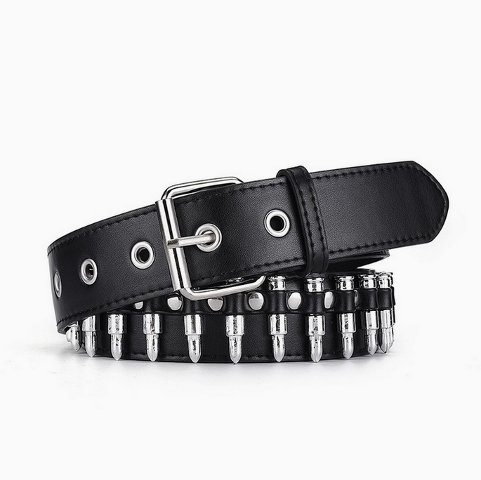 Punk Fashion Faux Bullet Belt