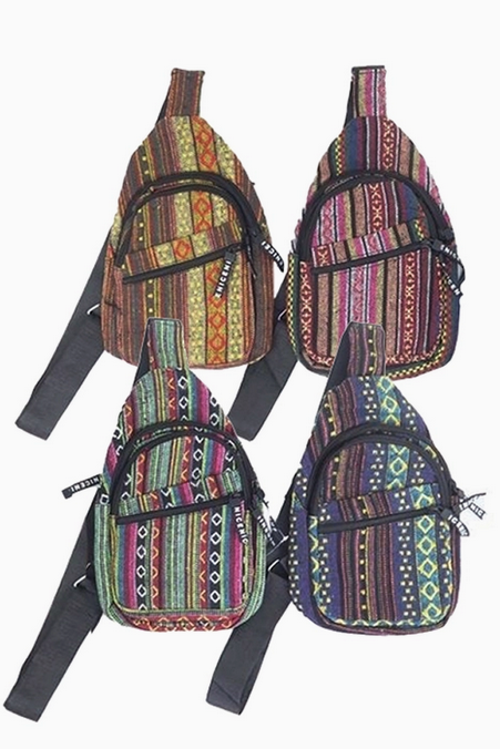 Tribal Pattern Boho Mini Shoulder Sling Bag