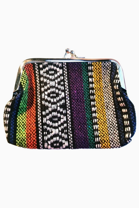 Baja Tribal Pattern Coin Purse