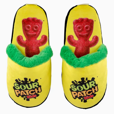Sour Patch Kids Fuzzy Slippers