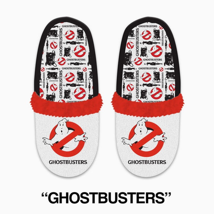 Ghostbusters - Odd Fuzzy Slide Slippers