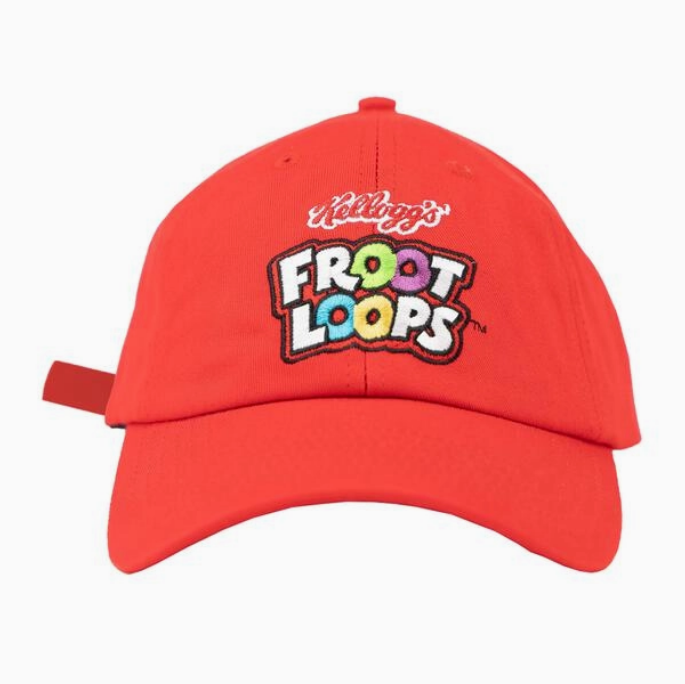 Froot Loops Logo Red Dad Hat