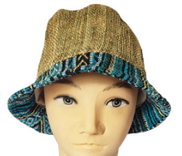 Hemp Patchwork Baja Bucket Hat