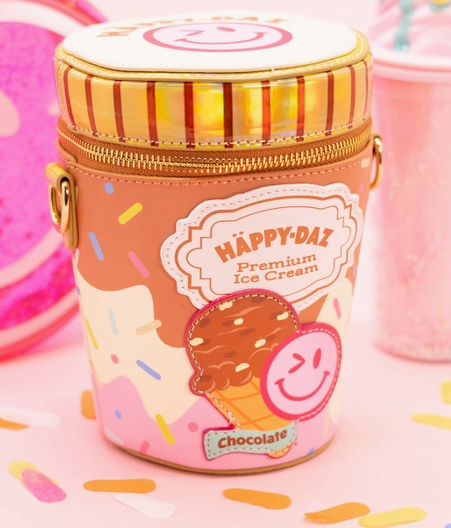 Happy Daz Chocolate Ice Cream Tub Handbag