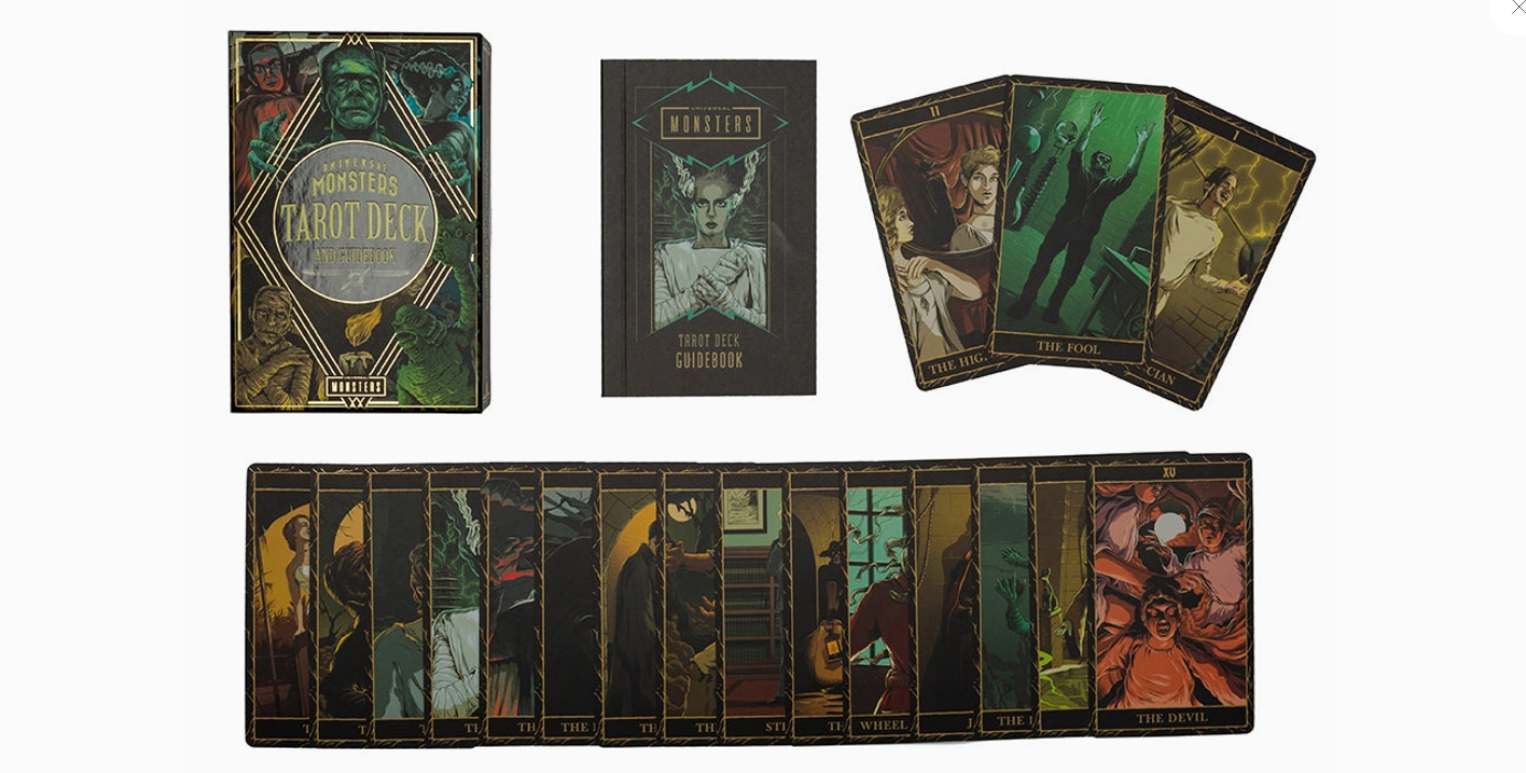 Universal Monsters Tarot Deck and Guidebook