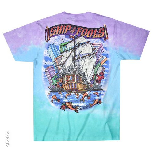 Men's Grateful Dead Tie-Dye Ship of Fools T-Shirt