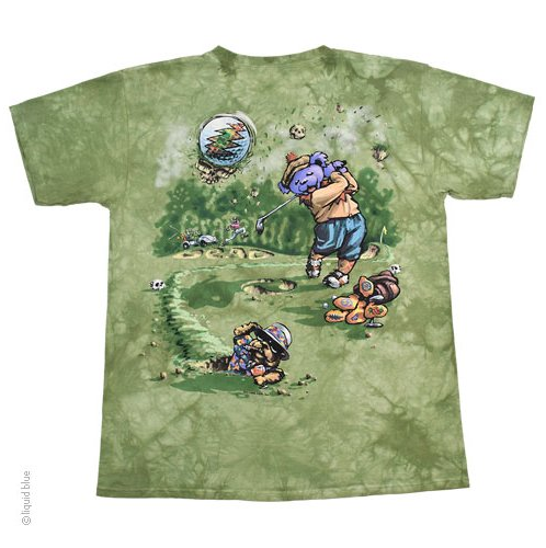 Men's Grateful Dead Tie-Dye Round of Golf T-Shirt
