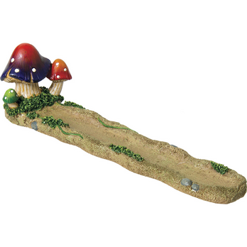Old School Triple Mushroom Incense Burner