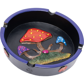 Triple Mushroom Circular Ashtray