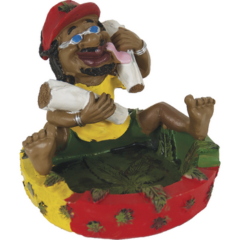 Jamaican Man Bare Feet Ashtray