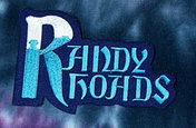 Randy Rhodes Blue Font Patch
