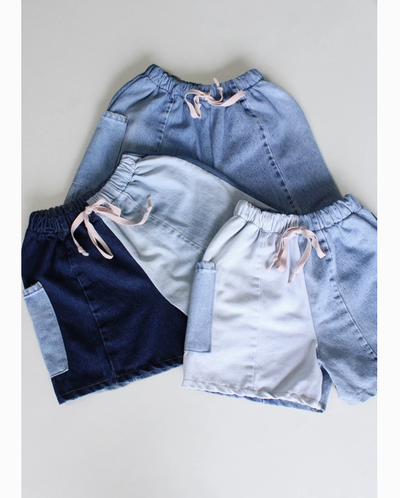 Unisex Denim Eco Shorts