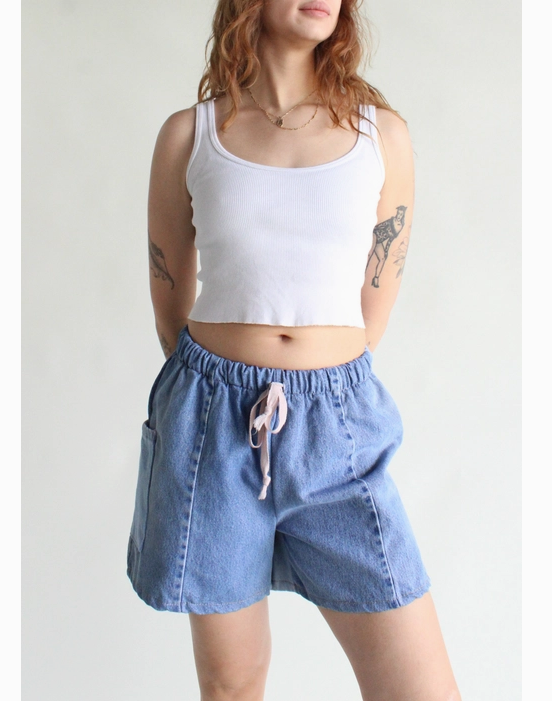 Unisex Denim Eco Shorts