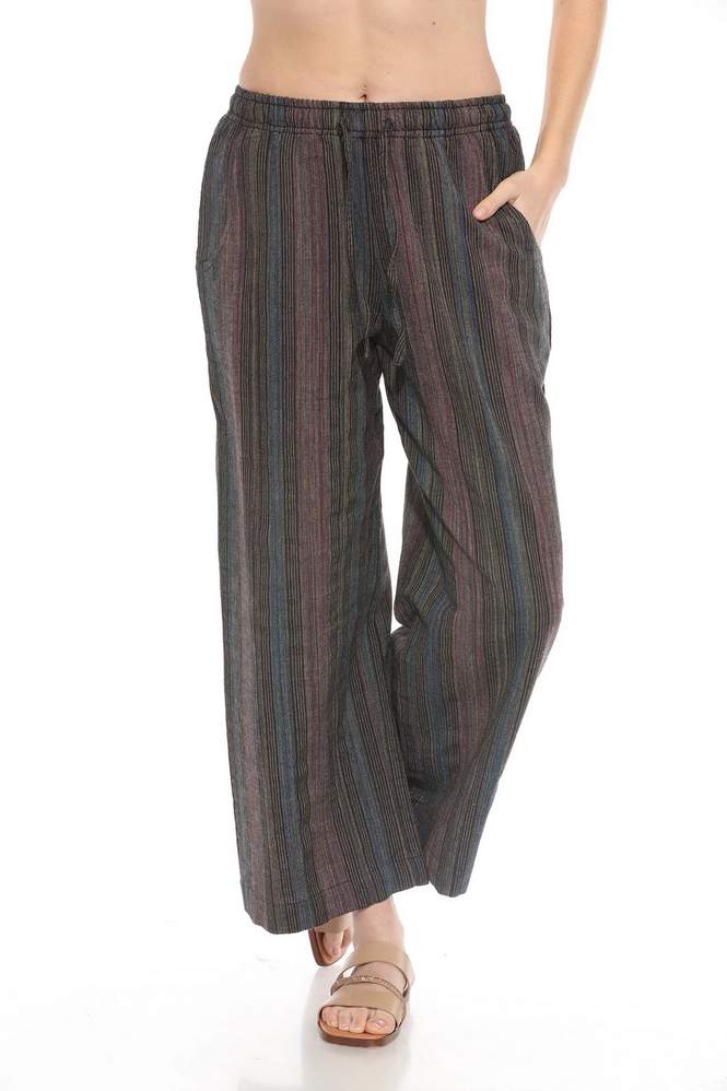 Unisex Baja Stripe Drawstring Pants