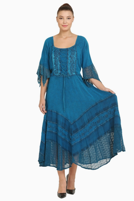 Women's Rayon Renaissance Dress