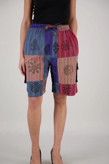 Patchwork Shorts