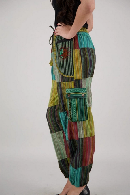 Women's Free Spirited Patchwork Pants