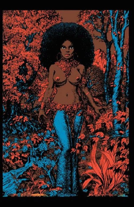 Heavy Metal Jungle Princess Art Print