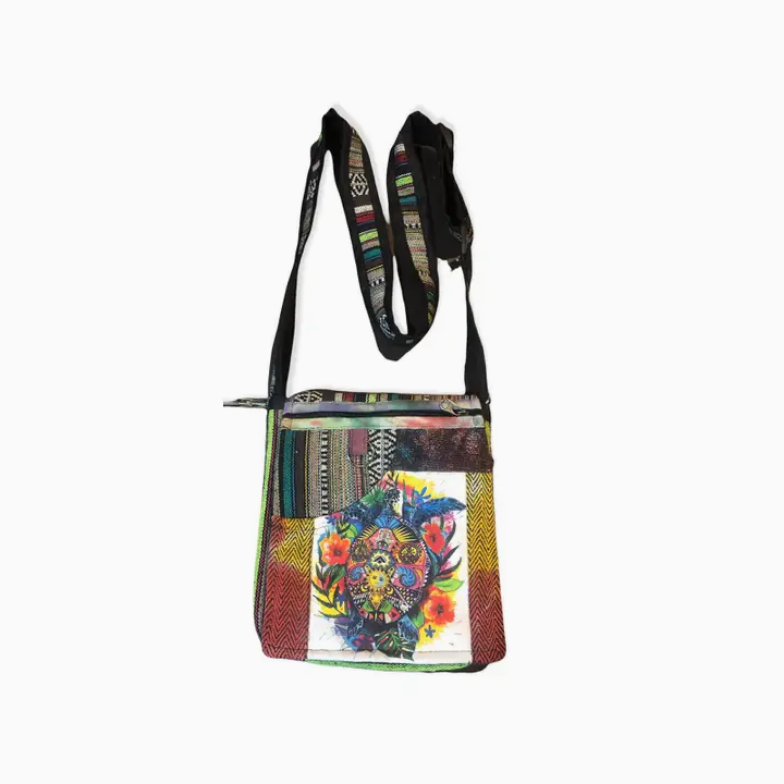 Multi Pocket Tie Dye Sea Turtle Passport Pouch