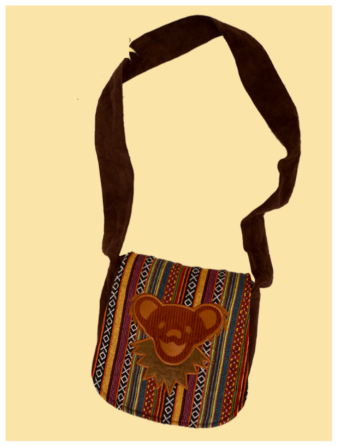 Grateful Dead Dancing Bear Corduroy Gheri Gumdrop Shoulder Bag