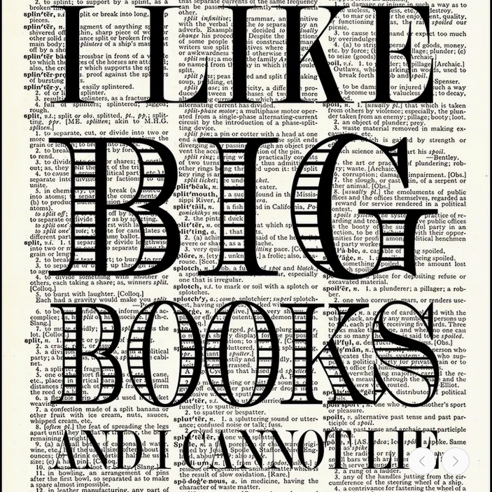 I Like Big Books Dictionary Print