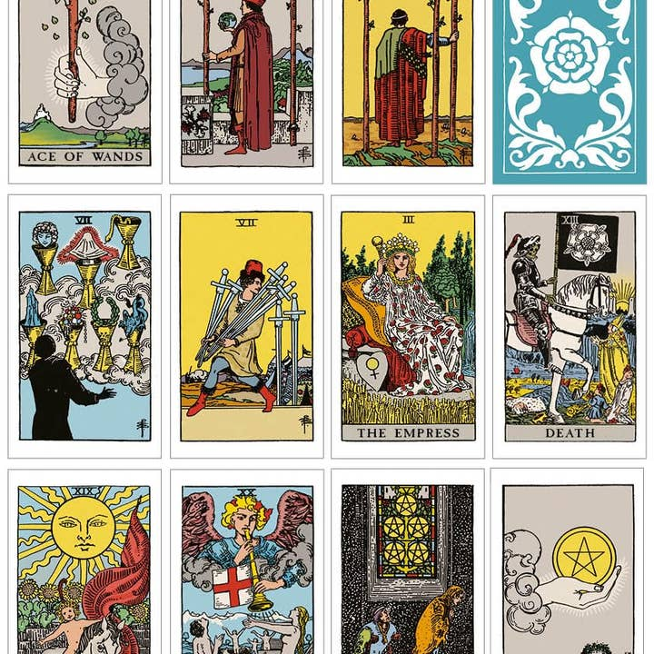 Classic Rider Waite Smith Tarot Deck & Book