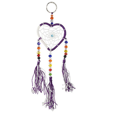 Heart Dreamcatcher Keychain