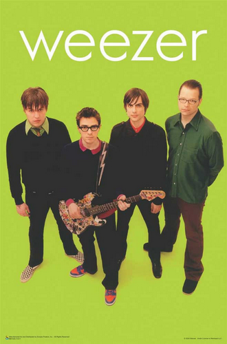 Weezer Green Poster
