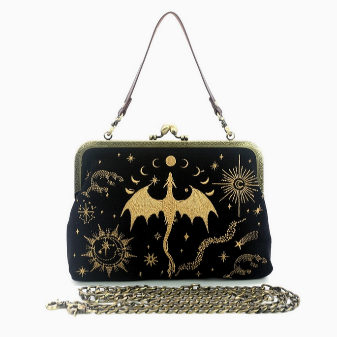 Romantasy Dragon Kiss Lock Bag