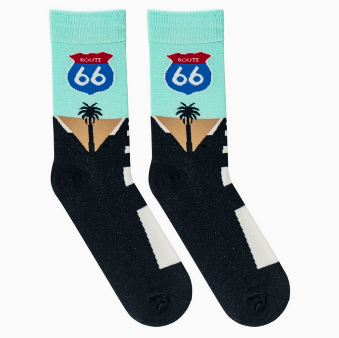 Men's Route 66 Crew Socks