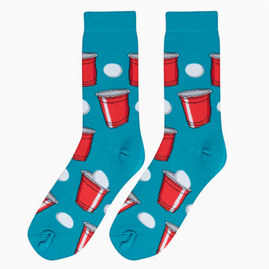 Men's Beer Pong Crew Socks