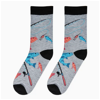 Men's Fly Fishing Crew Socks