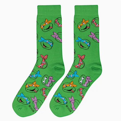 Men's TMNT Turtles Crew Socks