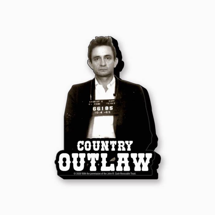 Johnny Cash Outlaw Funky Chunky Magnet