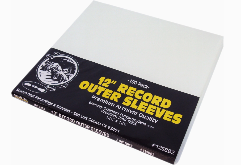 12" Vinyl LP Record Outer Sleeves