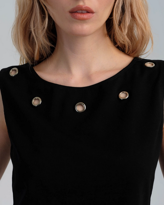 Women's Destroy Eyelet Top