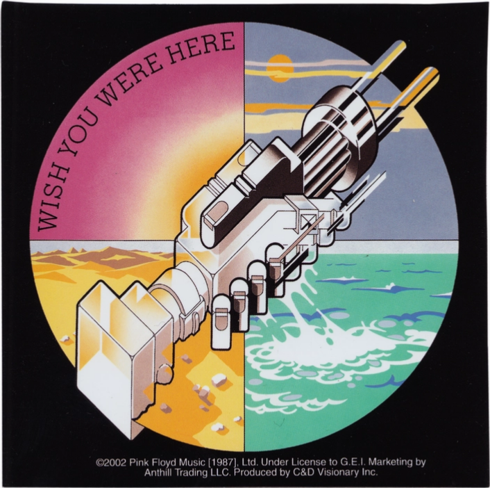 Pink Floyd Wish You Were Here Sticker