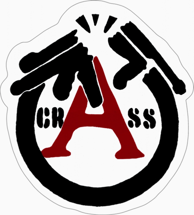 Crass Anarchy and Peace Sticker