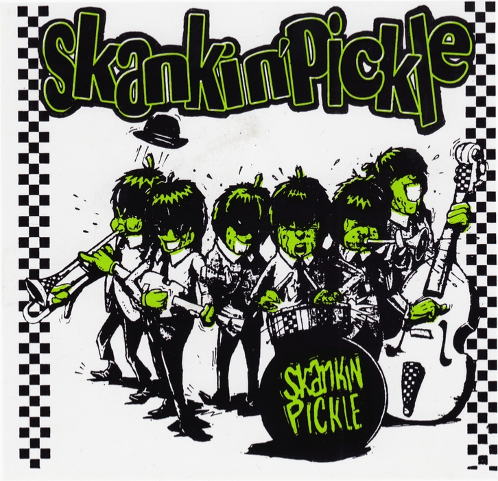 Skankin Pickle Cartoon Sticker
