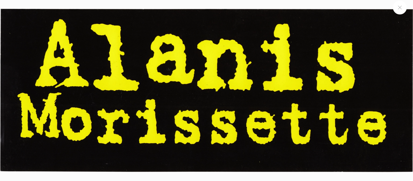 Alanis Morissette Logo Sticker
