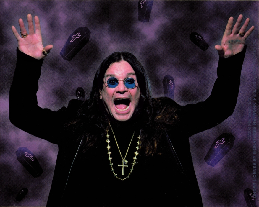 Ozzy Osbourne Yelling Sticker